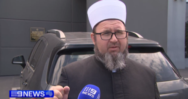 Imam Ismet Purdic and his wife were driving just after 7.30pm on Saturday when three people in a black hatchback allegedly began yelling racist abuse and throwing rubbish at their car.