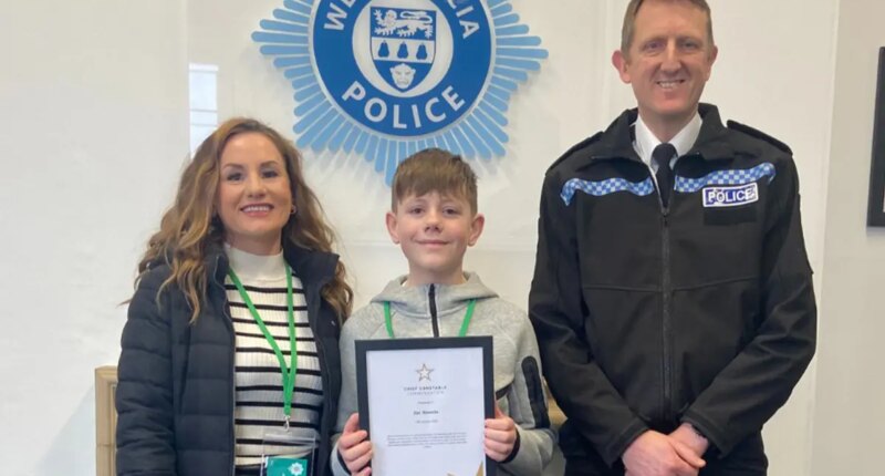 12-year-old boy saved mom's life after she lost consciousness while behind the wheel with foot still on gas