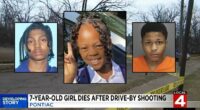 7-year-old girl shot in the head while her mom drove her and her sister, cousins home from school