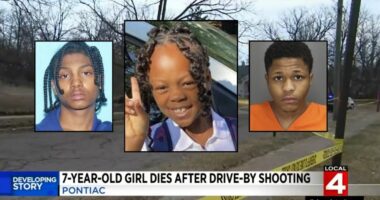 7-year-old girl shot in the head while her mom drove her and her sister, cousins home from school