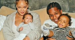 Rihanna, her children and A$AP Rocky. RIHANNA INSTAGRAM