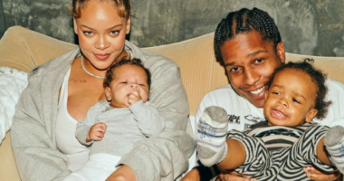 Rihanna, her children and A$AP Rocky. RIHANNA INSTAGRAM