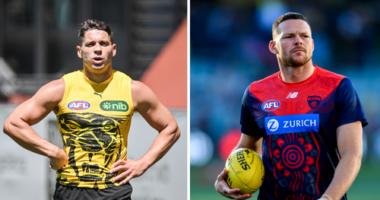 Dion Prestia Richmond Steven Mays Melbourne AFL