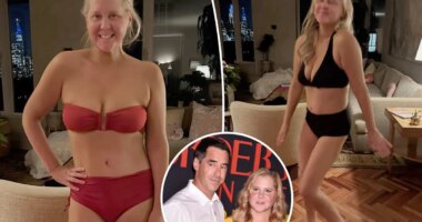 Amy Schumer models bikinis as she moves ‘forward with no regrets’ from Chris Fischer split