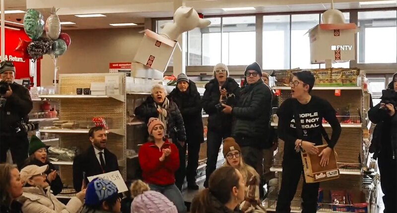 Anti-ICE agitators occupy Minnesota Target store, demand retailer stop helping federal agents