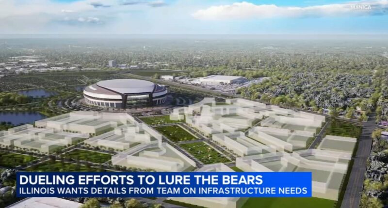 Arlington Heights officials to make push to keep Chicago Bears in Illinois as teams looks to build stadium