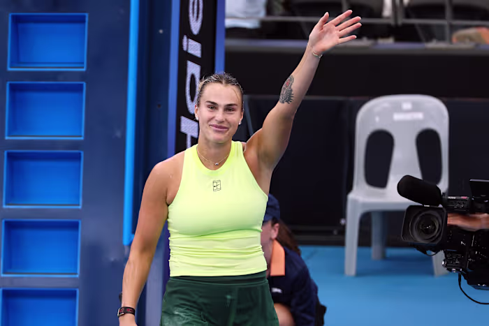 Aryna Sabalenka advances to the Brisbane International final after beating Muchová