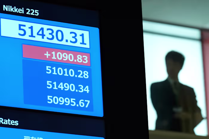 Asian shares and US futures advance, as Tokyo's Nikkei 225 hits a record high