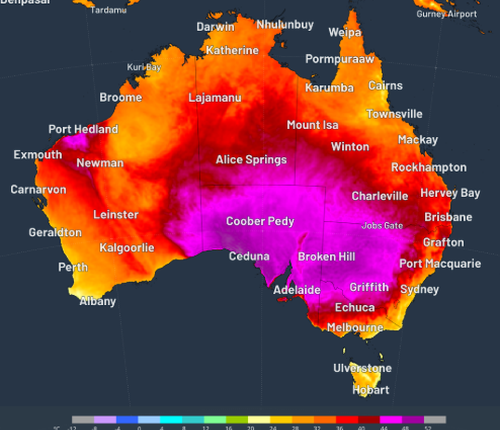 Australians sweat through blistering long-weekend heatwave