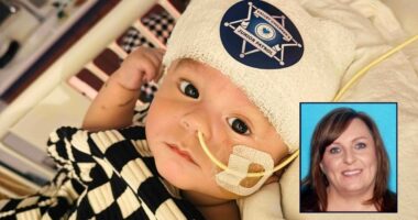 Babysitter FaceTimes parents to tell them how she hurt their 3-month-old so badly his pupil ruptured and surgeons had to remove half of his skull: Cops
