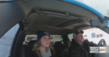 Behind the scenes look from the eyes of a Champaign Co. snow plow driver