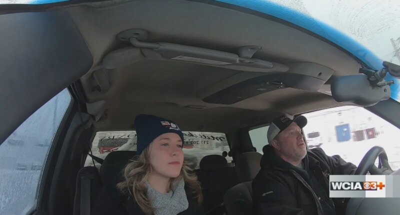 Behind the scenes look from the eyes of a Champaign Co. snow plow driver