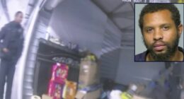 'Being used as a bathroom': Bodycam video shows newborn, 5 siblings locked in 'putrid' storage unit as parents slept in SUV with dog