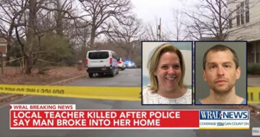 Beloved teacher murdered at home by intruder who attacked her while she was on phone with 911 dispatchers begging for help: Cops