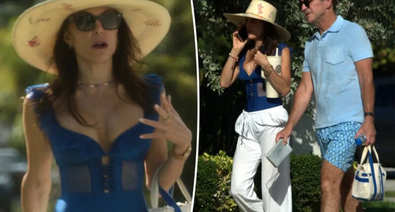 Bethenny Frankel stuns in bold look alongside mystery man after revealing stage 2 chronic kidney disease
