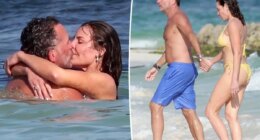 Bikini-clad Luann de Lesseps packs on the PDA with hunky boyfriend in Cancun