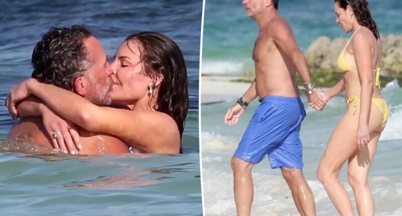 Bikini-clad Luann de Lesseps packs on the PDA with hunky boyfriend in Cancun