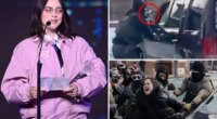 Billie Eilish refers to 'kidnapped' protesters during award speech