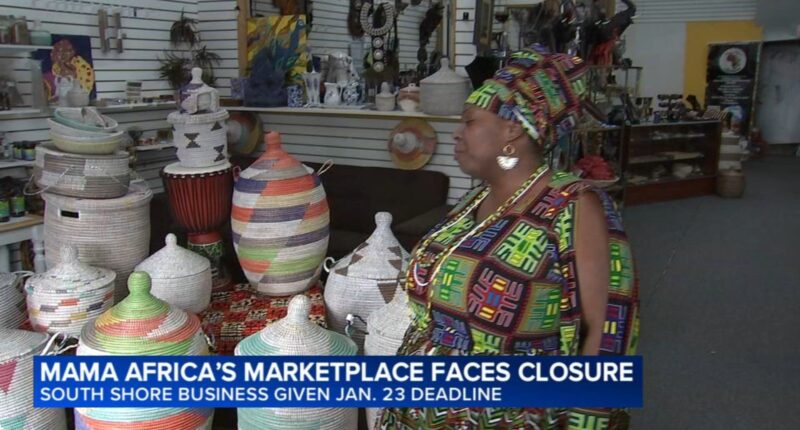 Black-owned Chicago small business: Mama Africa's Marketplace in South Shore may be forced to close, owner Ifarinu says