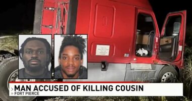 'Blood all over': Trucker stashed dead cousin in big rig after shooting him in the head, stuffed him underneath 'sleeper' and then ditched the semi, cops say