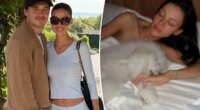 Brooklyn Beckham shares racy snap of wife Nicola Peltz in bed as family feud rages on