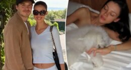 Brooklyn Beckham shares racy snap of wife Nicola Peltz in bed as family feud rages on