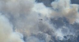 A﻿n emergency bushfire warning has been issued for a blaze burning in south-west Victoria..