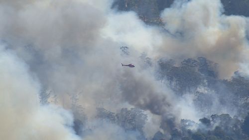 A﻿n emergency bushfire warning has been issued for a blaze burning in south-west Victoria..