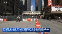 CTA State and Lake station closing for 3 years starting Monday; commuters brace for downtown Chicago traffic issues