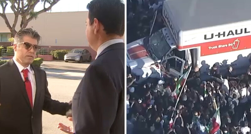 Calor Ma Da Nescht, U-Haul driver who drove through anti-Iranian regime rally in Los Angeles, CA believes it was misunderstanding