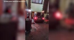 Car rams into Chabad headquarters in New York City, damaging doors