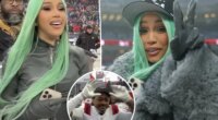 Cardi B celebrates boyfriend Stefon Diggs’ Super Bowl berth as Patriots defeat Broncos in AFC Championship