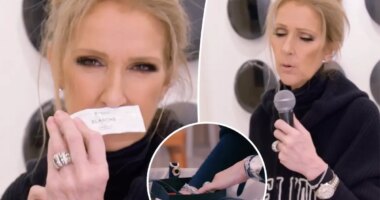 Celine Dion reveals must-have purse essentials — including a microphone to sing on cue