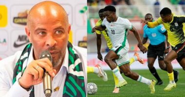 Chelle urges focus as Super Eagles dominate Mozambique 4–0 at AFCON 2025
