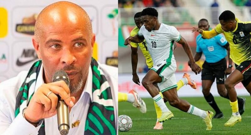 Chelle urges focus as Super Eagles dominate Mozambique 4–0 at AFCON 2025