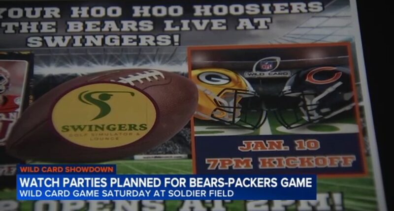 Chicago Bears, Green Packers playoff game: Watch parties planned in Chicago area, including Arlington Heights and NW Indiana