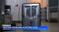 Chicago weather: Residents of Chicago apartments for seniors at Evergreen Tower use portable heaters, ovens amid heating issues