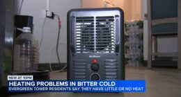 Chicago weather: Residents of Chicago apartments for seniors at Evergreen Tower use portable heaters, ovens amid heating issues