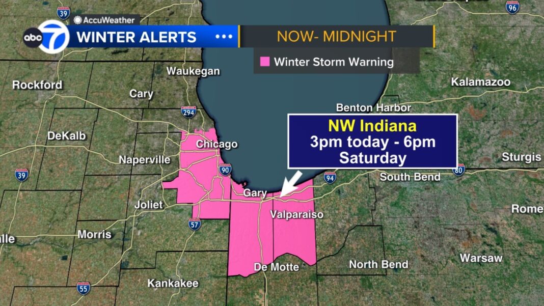 Chicago weather forecast: Intense bursts of lake-effect snow possible along lakefront Friday | RADAR