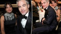 Chris Pine and girlfriend Keyana Sky Wenger enjoy rare public outing at the 2026 Golden Globes