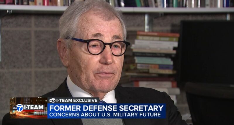 Chuck Hagle, former President Barack Obama defense secretary, speaks on rising global military tensions: ABC7 I-TEAM EXCLUSIVE