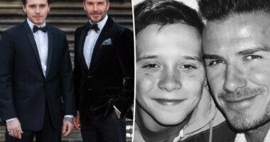 David Beckham shares family photos — including son Brooklyn — after 2025 roundup snub