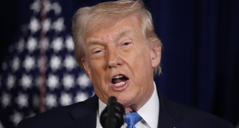 Donald Trump's Gnarly Bald Spot Can't Distract From His Dirty Cowboy Makeup