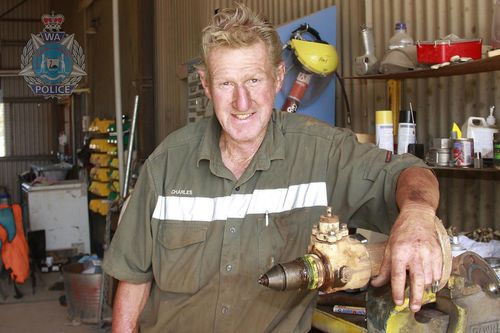 WA Police have released eerie images of graffiti believed to be linked to the 14-year-old disappearance and suspected murder of 66-year-old Charlie Park. ﻿