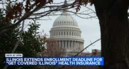 Enrollment deadline extended for Illinois health insurance plans beginning Feb. 1
