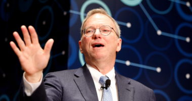 Title: Philanthropy Science Grants Image ID: 23199460567278 Article: FILE - Eric Schmidt, executive chairman of Alphabet speaks during a press conference ahead of the Google DeepMind Challenge Match in Seoul, South Korea, Tuesday, March 8, 2016. Patrick Collison, the now 34-year-old billionaire CEO of online payment company Stripe, and his brother, John — a Stripe co-founder — and economist Tyler Cowen raised more than $50 million from some of the biggest names in tech: Jack Dorsey, Elon Musk, and Peter Thiel. Mark Zuckerberg and Priscilla Chan and former Google CEO Eric Schmidt and his wife, Wendy, also gave through their philanthropies. (AP Photo/Lee Jin-man, File)