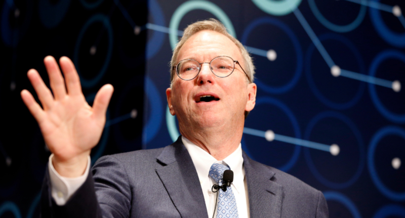 Title: Philanthropy Science Grants Image ID: 23199460567278 Article: FILE - Eric Schmidt, executive chairman of Alphabet speaks during a press conference ahead of the Google DeepMind Challenge Match in Seoul, South Korea, Tuesday, March 8, 2016. Patrick Collison, the now 34-year-old billionaire CEO of online payment company Stripe, and his brother, John — a Stripe co-founder — and economist Tyler Cowen raised more than $50 million from some of the biggest names in tech: Jack Dorsey, Elon Musk, and Peter Thiel. Mark Zuckerberg and Priscilla Chan and former Google CEO Eric Schmidt and his wife, Wendy, also gave through their philanthropies. (AP Photo/Lee Jin-man, File)