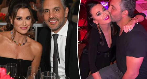 Exes Kyle Richards and Mauricio Umansky ‘touchy and warm’ at starry NYE bash: ‘Very obviously together’