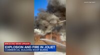 Firefighters battle fire on Eastern Avenue in Joliet at Union Signs and Printing location; 2 injured, officials say | Video
