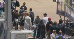 A QantasLink flight bound for Port Lincoln was forced to turn around twice this morning.